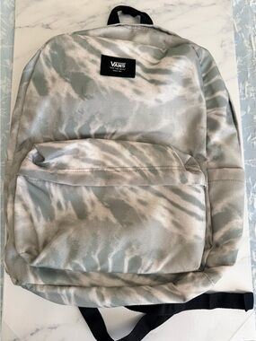 Vans light Green & off White Marbled Backpack